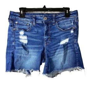 American Eagle Super Stretch Jean Shorts Size 8